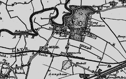 Old map of Rawcliffe in 1895