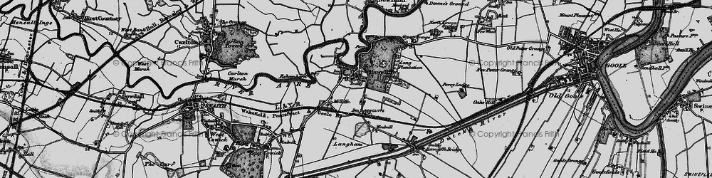 Old map of Rawcliffe in 1895