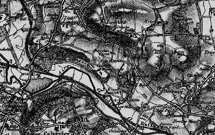 Old map of Rawdon Carrs in 1898
