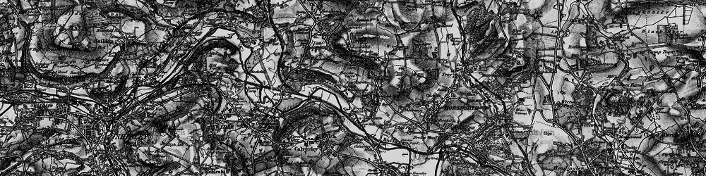 Old map of Rawdon Carrs in 1898