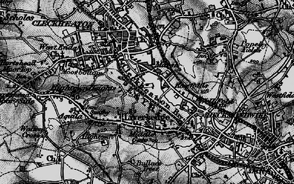 Old map of Rawfolds in 1896