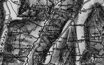 Old map of Rawridge in 1898