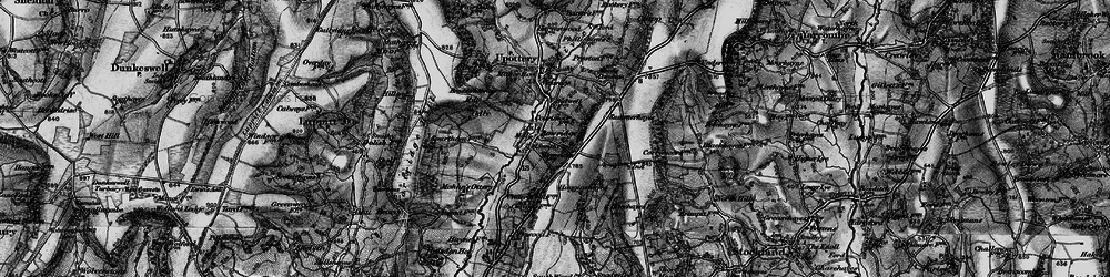 Old map of Rawridge in 1898