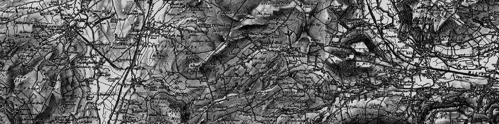 Old map of Bleara Moor in 1898