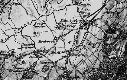 Old map of Reabrook in 1899
