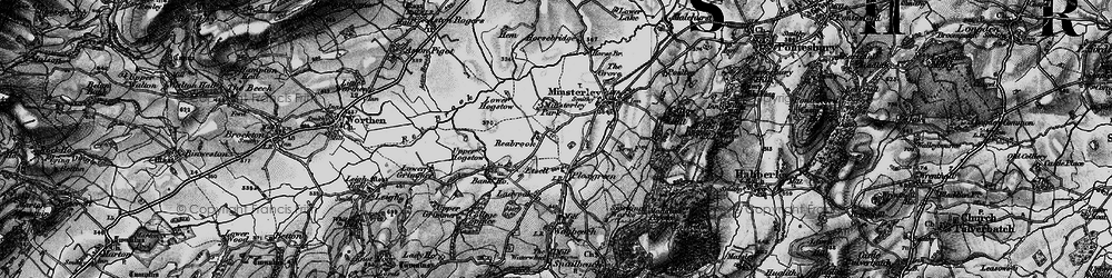 Old map of Reabrook in 1899