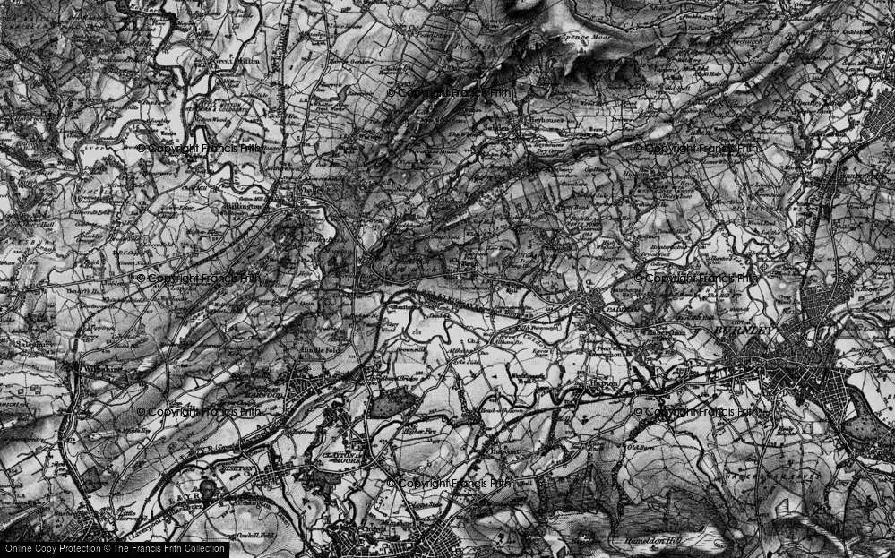 Old Map of Read, 1898 in 1898
