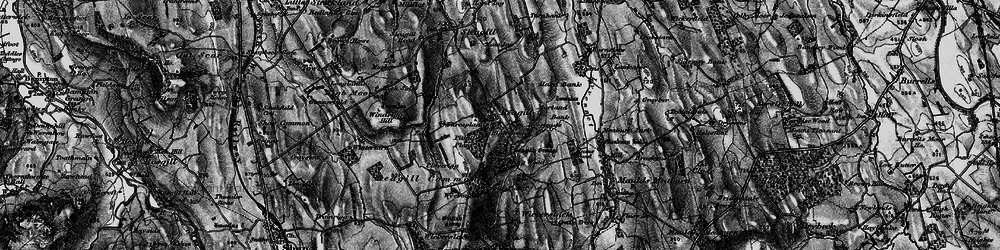 Old map of Wickerslack in 1897