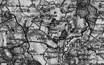 Old map of Rease Heath in 1897