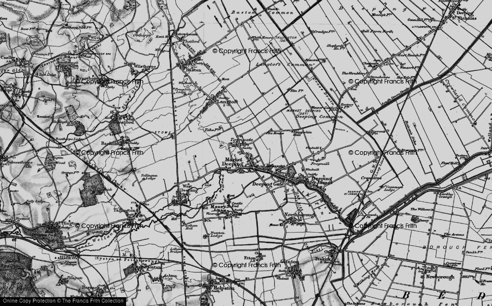 Old Map of Rectory, The, 1898 in 1898