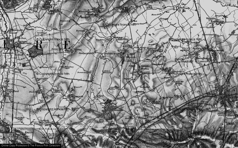 Old Map of Red Barn, 1896 in 1896