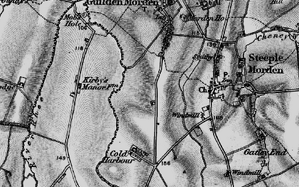 Old map of Red Barn in 1896