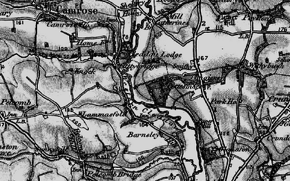 Old map of Red Hill in 1898