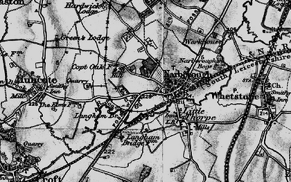 Old map of Red Hill in 1899