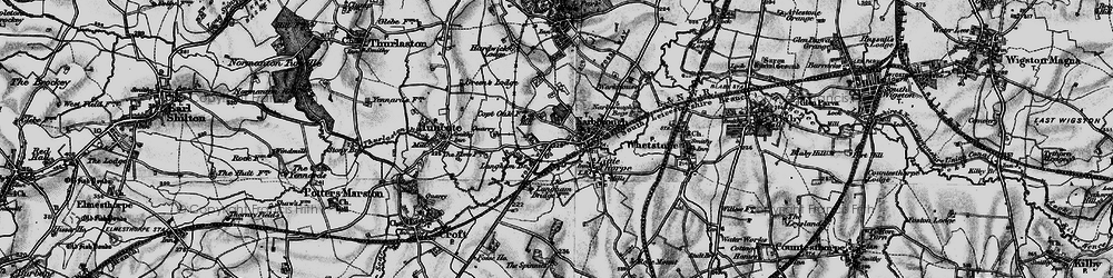 Old map of Red Hill in 1899