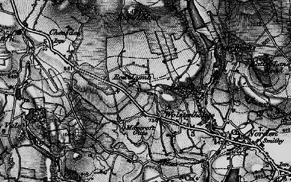 Old map of Red Lumb in 1896