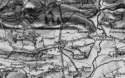 Old map of Red Post in 1896