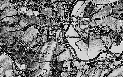 Old map of Red Rail in 1896