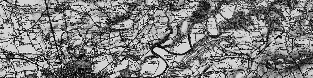 Old map of Red Scar in 1896