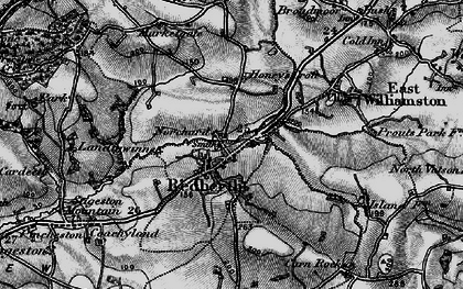 Old map of Redberth in 1898