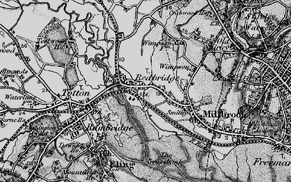 Old map of Redbridge in 1895