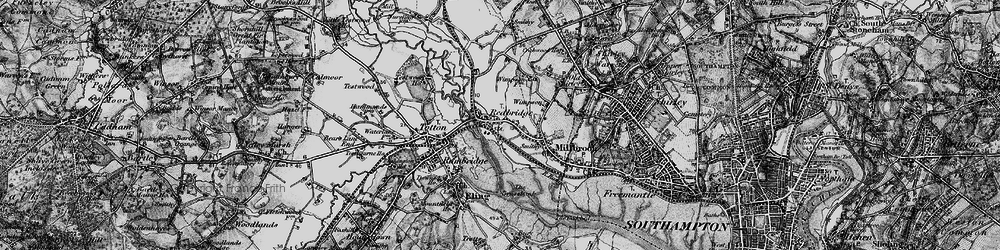 Old map of Redbridge in 1895