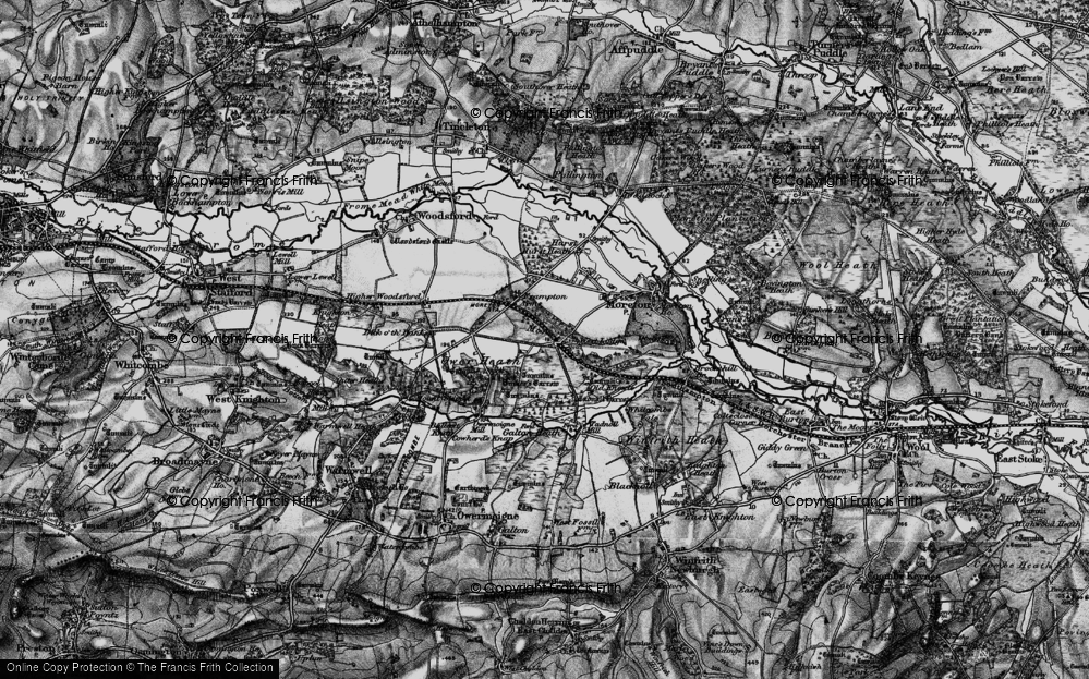 Old Map of Redbridge, 1897 in 1897