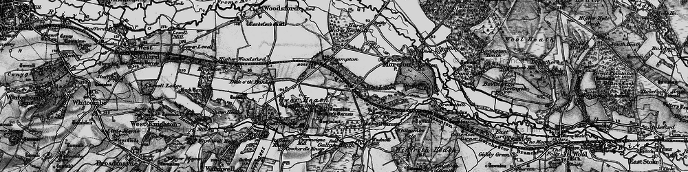 Old map of Redbridge in 1897