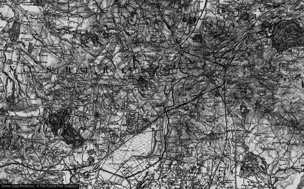 Old Map of Redbrook, 1897 in 1897