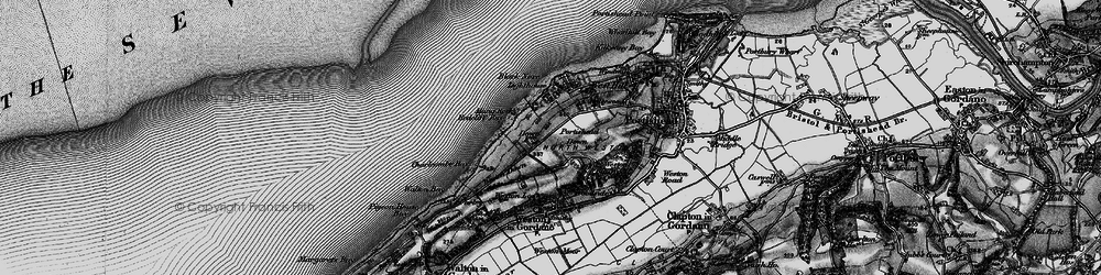 Old map of Redcliffe Bay in 1898