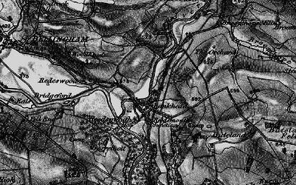 Old map of Bridgeford in 1897