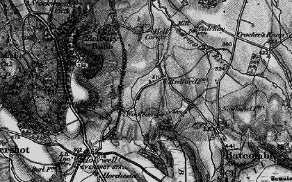 Old map of Redford in 1898