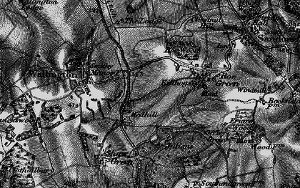Old map of Bury Barns in 1896