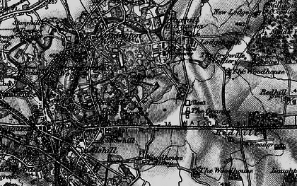 Old map of Redhill in 1897
