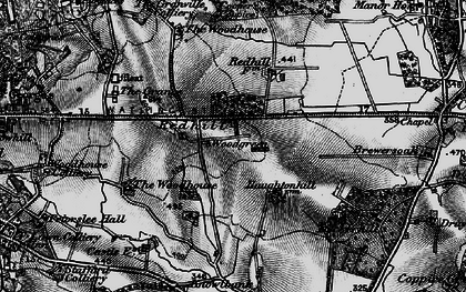 Old map of Woodhouse, The in 1897