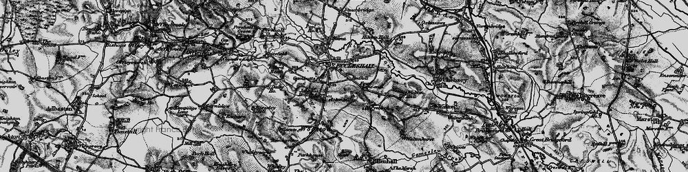 Old map of Acton Hill in 1897
