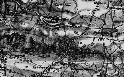 Old map of Redhill in 1898