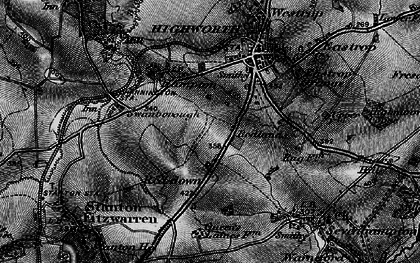 Old map of Redlands in 1896