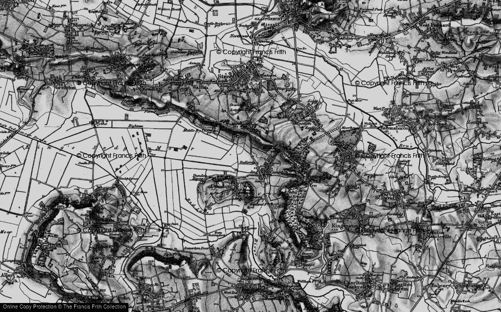 Old Map of Redlands, 1898 in 1898