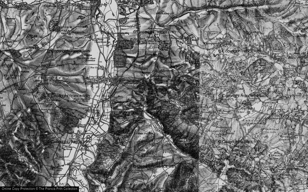 Old Map of Redlynch, 1895 in 1895