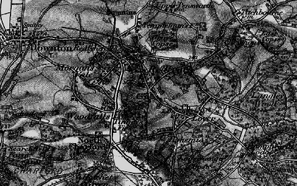 Old map of Redlynch in 1895