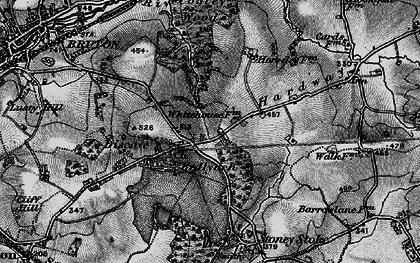 Old map of Redlynch in 1898