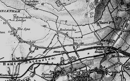 Old map of Redstocks in 1898