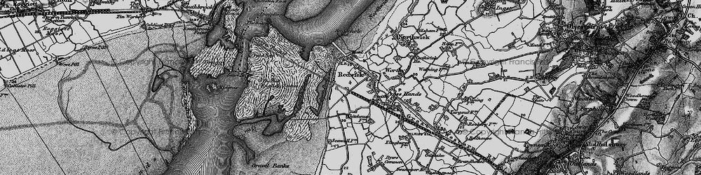 Old map of Bull, The in 1898