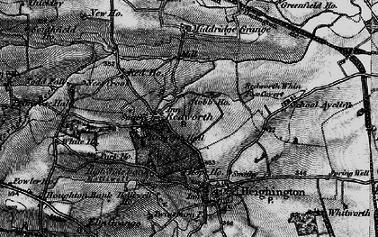 Old map of Redworth in 1897