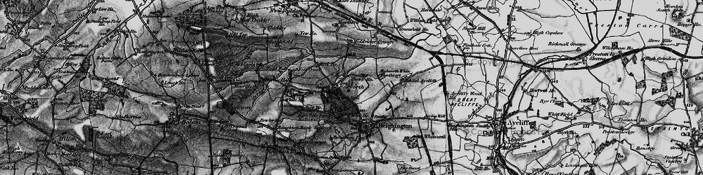 Old map of Redworth in 1897
