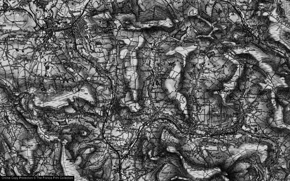 Old Map of Reeds Holme, 1896 in 1896