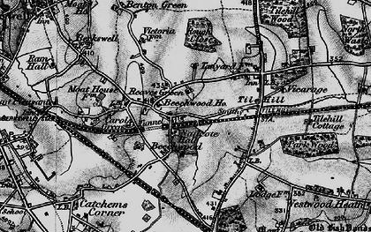 Old map of Reeves Green in 1899