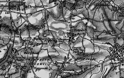 Old map of Regil in 1898