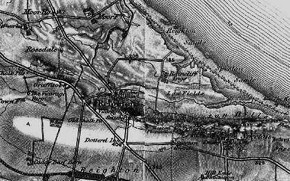 Old map of Reighton Gap in 1897
